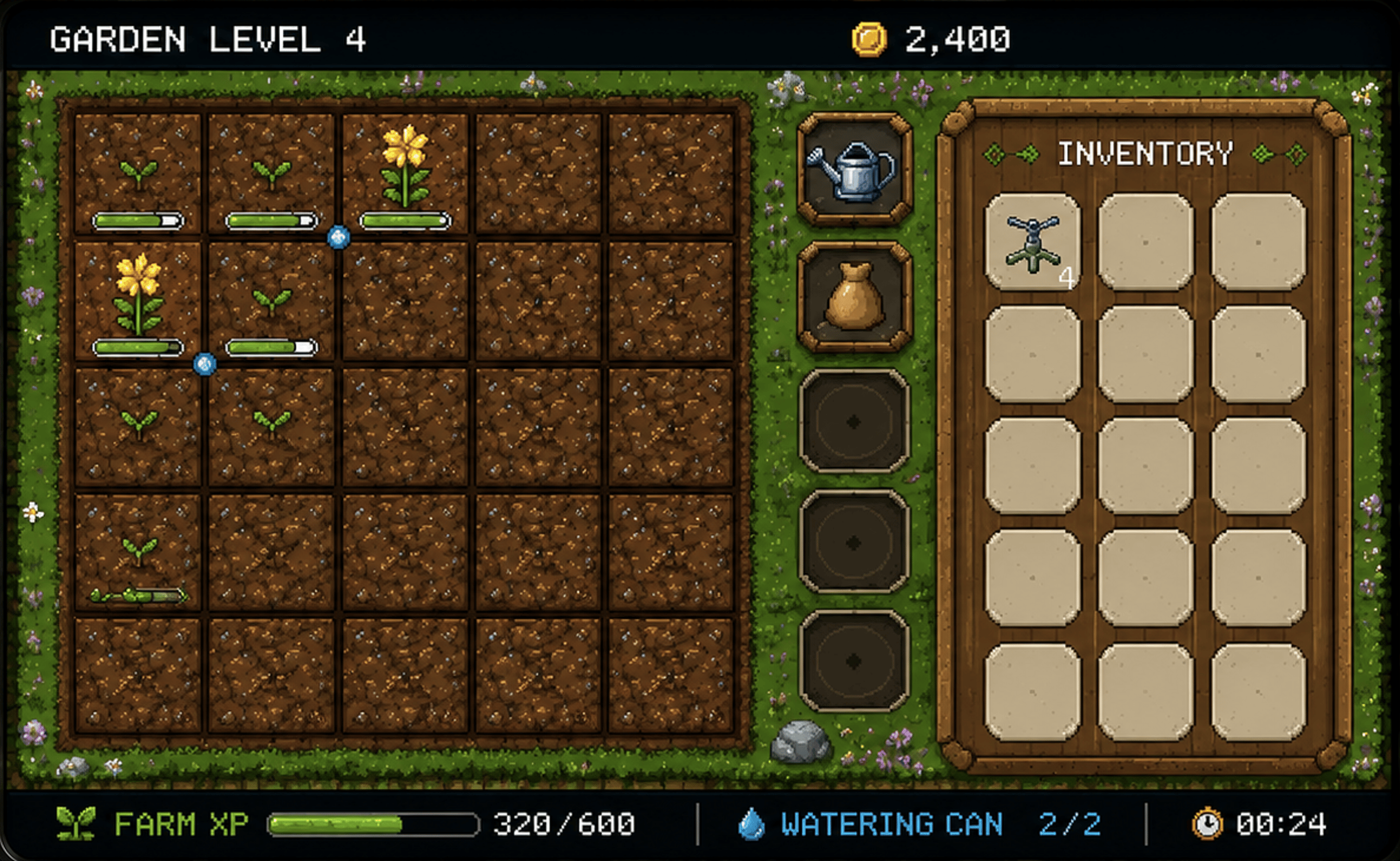 DESKAIRO garden gameplay